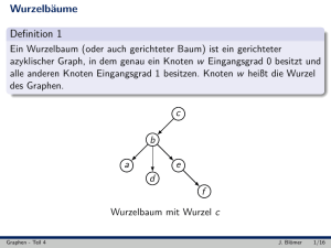 Wurzelbäume Definition 1