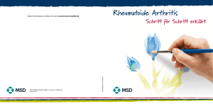 Rheumatoide Arthritis - MSD