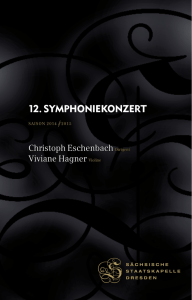 12. symphoniekonzert - Staatskapelle Dresden