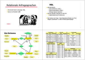 Relationale Anfragesprachen