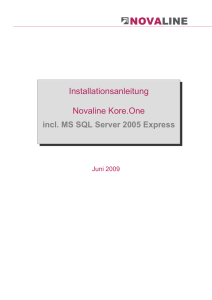 Kostenrechnung - Novaline Informationstechnologie GmbH