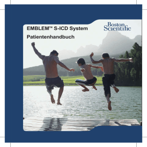 EMBLEMTM S-ICD System Patientenhandbuch