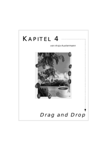 KAPITEL 4 Drag and Drop