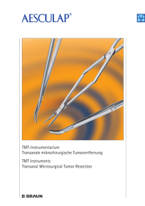 TMT-Instrumentarium Transanale mikrochirurgische
