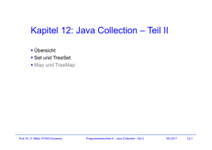 Kapitel 12: Java Collection – Teil II