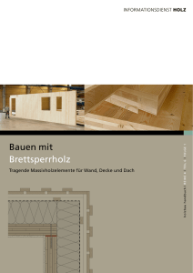 Bauen mit Brettsperrholz - Informationsdienst Holz