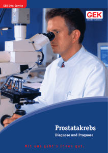 GEK: Prostatakrebs - Diagnose und Prognose