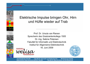 Elektrische Impulse bringen Ohr, Hirn und Hüfte wieder auf Trab