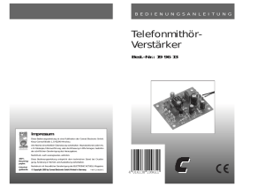 Telefonmithör- Verstärker - www.produktinfo.conrad.com