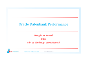 Oracle Datenbank Performance