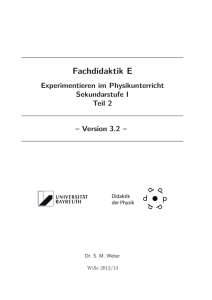 Teil 2 - Didaktik der Physik!