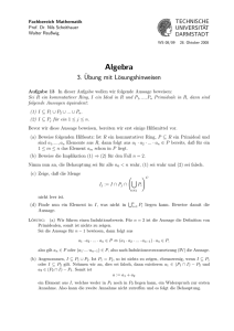 Algebra - Mathematik@TU