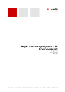 Projekt ASM Storagemigration – Ein Erfahrungsbericht