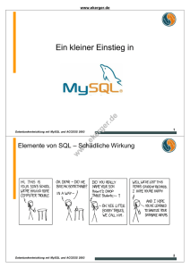 00 einstieg mysql