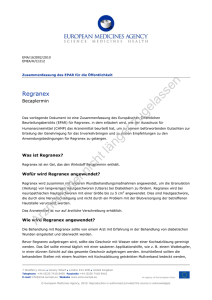 Regranex, INN-Becaplermin - European Medicines Agency