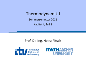 Thermodynamik I