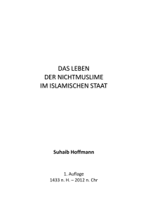 Das Leben der Nichtmuslime im islamischen Staat