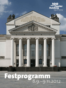 Festprogramm - Stadt Duisburg