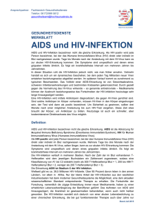 AIDS und HIV-INFEKTION