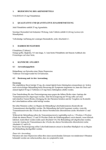 1. BEZEICHNUNG DES ARZNEIMITTELS VALDOXAN 25 mg