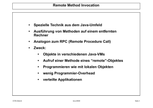 Java RMI - ETH Zürich