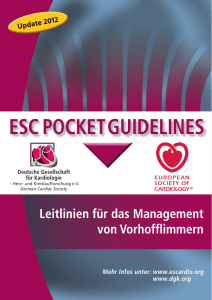 Leitlinien für das Management von Vorhofflimmern - DGK