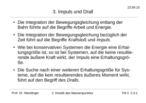 3. Impuls und Drall - Ing. Johannes Wandinger