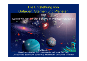 Die Entstehung von Galaxien, Sternen und Planeten - Max