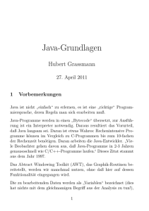 Java-Grundlagen