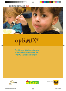 optiMIX- Zertifizierte Kinderernährung