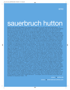 sauerbruch hutton - Im Gespräch - schindler