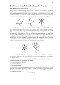 2 Eulersche Polyederformel und reguläre Polyeder