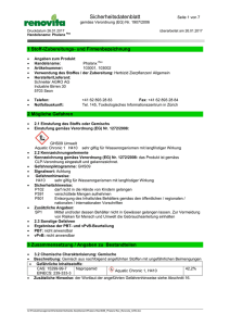 Sicherheitsdatenblatt