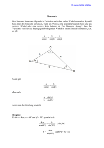 Sinussatz - mathe