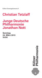 Christian Tetzlaff Junge Deutsche Philharmonie Jonathan Nott