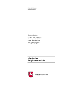 Islamischer Religionsunterricht Niedersachsen