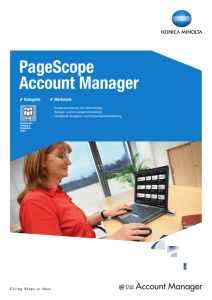 PageScope Account Manager