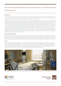 Business Case - Antimicrobial Copper