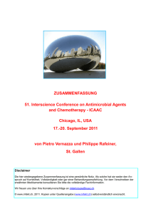 51. Interscience Conference on Antimicrobial Agents and