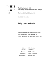 Diplomarbeit - Institut für Nachrichtentechnik