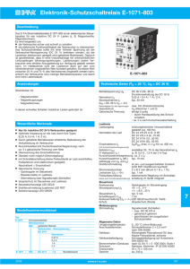 Elektronik-Schutzschaltrelais E-1071-803 7