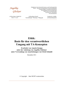 Ethik: Basis für den verantwortlichen Umgang mit TA