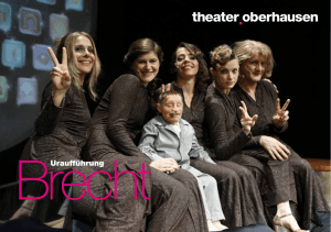 Uraufführung - beim Theater Oberhausen