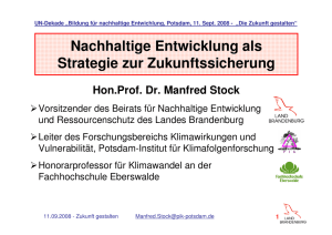 3 - Nachhaltigkeitsbeirat Brandenburg