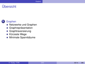 ¨Ubersicht - Lehrstuhl für Effiziente Algorithmen