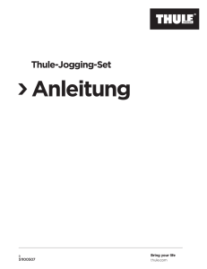 Thule-Jogging-Set Anleitung