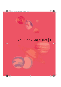 DAS PLANETENSYSTEM 3