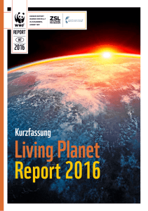 (WWF), Living Planet Report 2016
