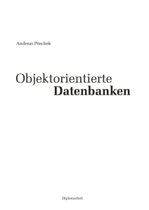 Objektorientierte Datenbanken