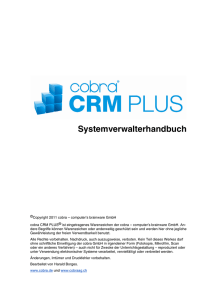 Systemhandbuch CRMPLUS